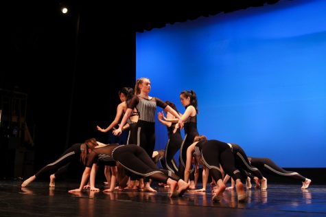 Dance Company performs “Running on Empty.”