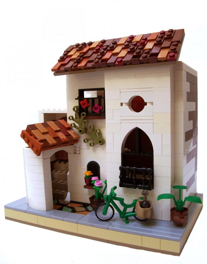 Liangs Spanish-Moorish cottage is one of her favorite pieces.