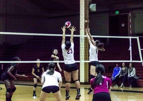 After claiming the AAA Volleyball Girls Champion title for nine undefeated years, Lowell JV girls volleyball falls to the Lincoln Mustangs at the AAA Volleyball Girls Championship at Kezar on Nov. 2.  
