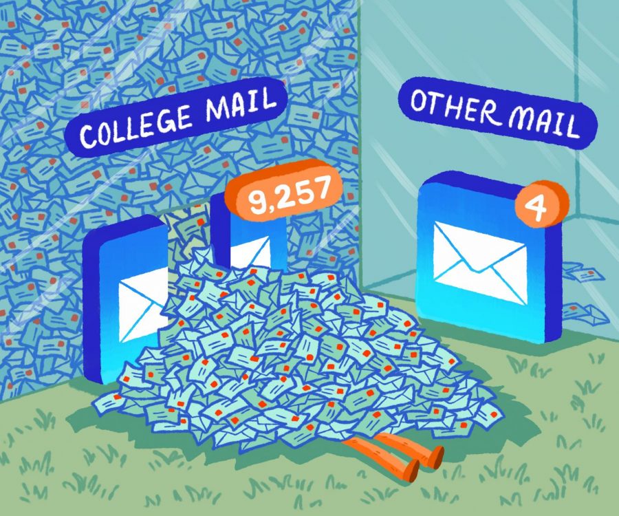 EDICARTOON: College mail can be overwhelming!