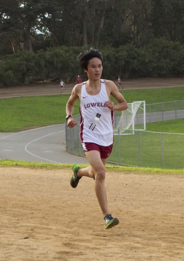 Junior Norton Choy finished in sixth place with a time of 17:08 and set his own personal record.