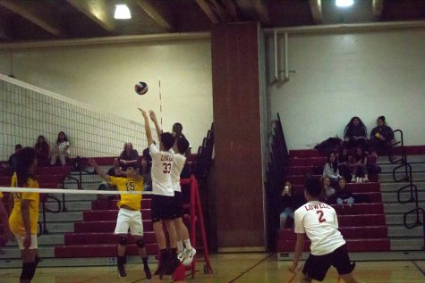 The Cardinals maintain a strong defense indefatigably against the Mission Bears during the game on April 3 at home.  